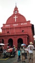 Red house Christ Church in Malacca