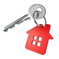 Red house key