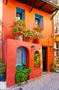 The red house in old Chania, Crete, Greece