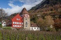 Red House - Vaduz, Liechtenstein Royalty Free Stock Photo