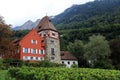 The Red House, Vaduz, Liechtenstein Royalty Free Stock Photo