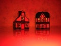 Red houses Royalty Free Stock Photo