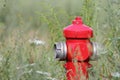 Red hydrant Royalty Free Stock Photo