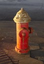 Red hydrant in New York Royalty Free Stock Photo