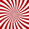 Red Hypnosis Spiral Pattern. Optical illusion.