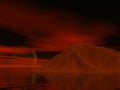 Red Iceburg Sunset