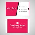 Red Identity card, Red professional visiting card for the business, visiting card design, Corporate visiting card,