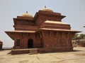 Red Indian royal Mughal palace built by Akbar. It is made up of red sand stone , one of famous tourist spot in india