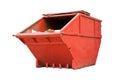 Red Industrial Waste Bin