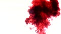 Red ink in water. Abstract Royalty Free Stock Photo