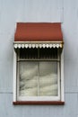 Red Iron Window Awning