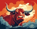 red irritating bull and smoke red irritating bull and smoke irritating bull smoke bull red