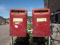 red italian mailbox in Como