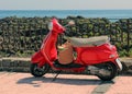 Red Italian Vespa