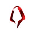 red jacket hood logo icon