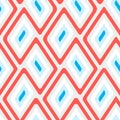 Red jagged line