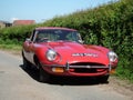 Red Jaguar E Type 1960s