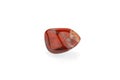 Red jasper isolated on white background Royalty Free Stock Photo