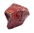 Red jasper stone Royalty Free Stock Photo