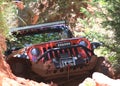 Red Jeep at Oklahoma Off Road Park