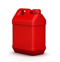 Red jerrycan Royalty Free Stock Photo