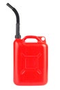 Red jerrycan Royalty Free Stock Photo