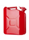 Red jerrycan Royalty Free Stock Photo