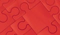 Red jigsaw puzzle and Concept abstract Background Royalty Free Stock Photo