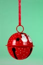 Red jingle bell ornament