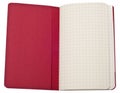 Red Journal with Graph Square Page and Pocket Royalty Free Stock Photo