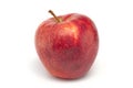 Red juicy apple on white Royalty Free Stock Photo