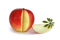 Red juicy apple Royalty Free Stock Photo