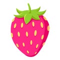 Red juicy strawberrie. Vector Patterns for fabric