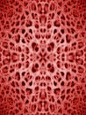 Kaleidoscope leopard fur pattern Royalty Free Stock Photo