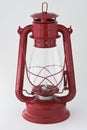 Red kerosene lantern