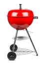 Red kettle grill Royalty Free Stock Photo