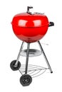 Red kettle grill Royalty Free Stock Photo