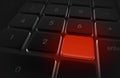 Red Keyboard Alert Button