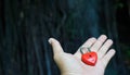 Red keys that are heart shaped, ideas, love, Valentine`s Day Royalty Free Stock Photo