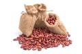 Red kidney bean cranberry in Royalty Free Stock Photo