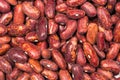 Red kidney bean texture background. Also called Rajma or Mexican Bean. A large, kidney-shaped bean with a subtle sweet flavor and