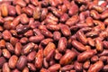 Red kidney bean texture background. Also called Rajma or Mexican Bean. A large, kidney-shaped bean with a subtle sweet flavor and