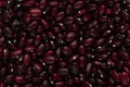 Red kidney beans closeup top view background. Royalty Free Stock Photo