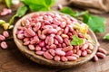 Red kidney beans. Haricot bean Royalty Free Stock Photo