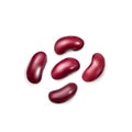 Red Kidney Beans Isolated