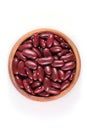 Red kidney beans (Red rajma), Kidney bean in Pottery Royalty Free Stock Photo