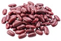 Red kidney beans on white background. File contains clipping paths Royalty Free Stock Photo