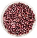 Red Kidney Beans IN White Bowl IV Royalty Free Stock Photo