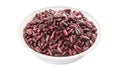 Red Kidney Beans IN White Bowl V Royalty Free Stock Photo
