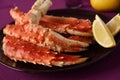 Red king crab legs